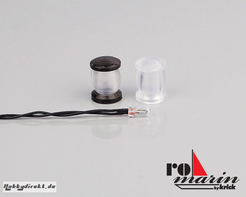 Rundumlampe 7,5x9 mm transparent (VE2) Krick ro1646