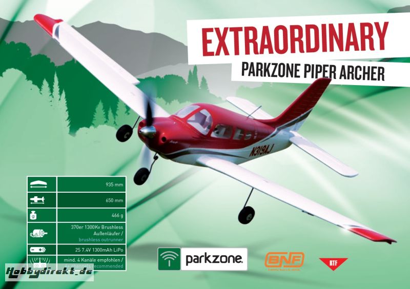 Parkzone Archer RTF Mode 1 Horizon PKZ6100M1