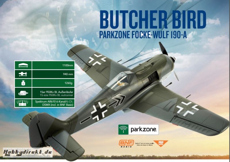 Parkzone FW-190A BNF Basic Horizon PKZ6250