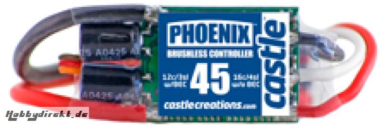 Regler Phoenix-45 brushless für bürstenlose Motoren CastleCreati